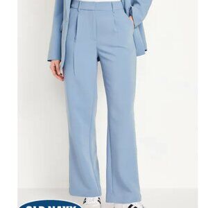 NWT: Old Navy: Extra High-Waisted Taylor Wide-Leg Trouser Pants Blue Harvest